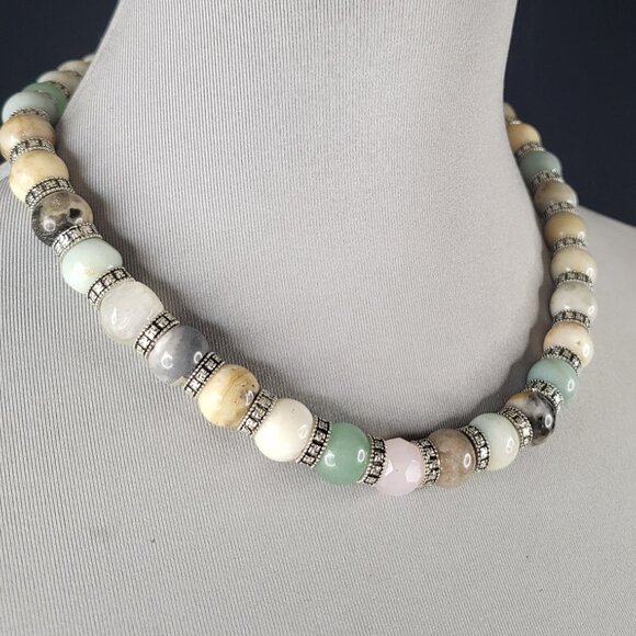 Multistone , multicolor Choker - Picture 6 of 7